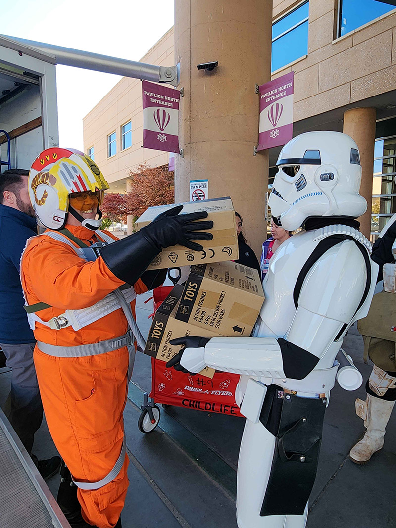 501st Legion Supporting the Peter Mayhew Foundation with our friends in the Rebel Legion.